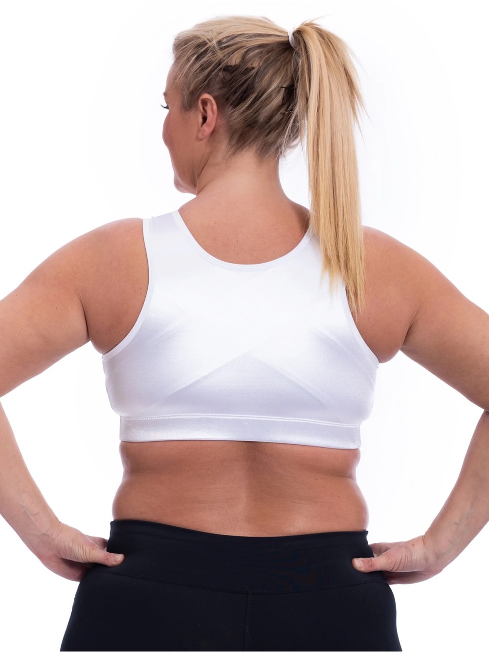 Enell High Impact Sports Bra White Size 0 Extra Support EUC - Picture 2 of 11